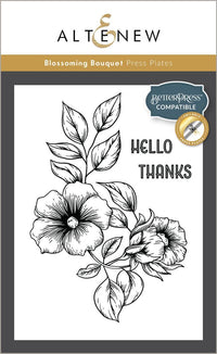 Blossoming Bouquet Press Plates/Foil Plates (Shop App Offer)