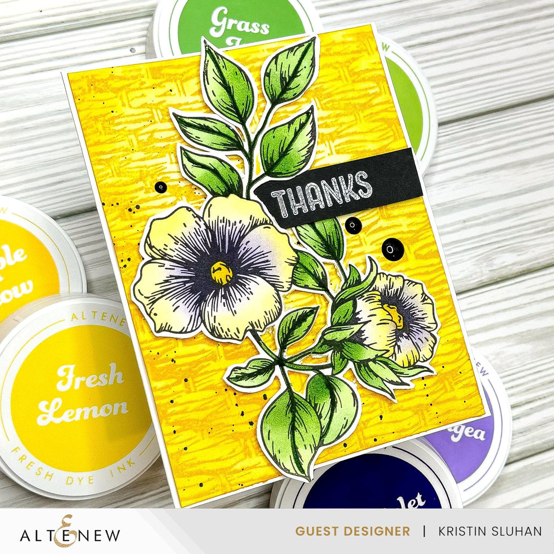 Essential Textures: Basketweave Press 'n' Foil Plate Set