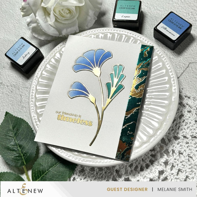 Altenew Essential Textures Gilded Marble Betterpress Plate set with elegant marble design for creative printing projects.