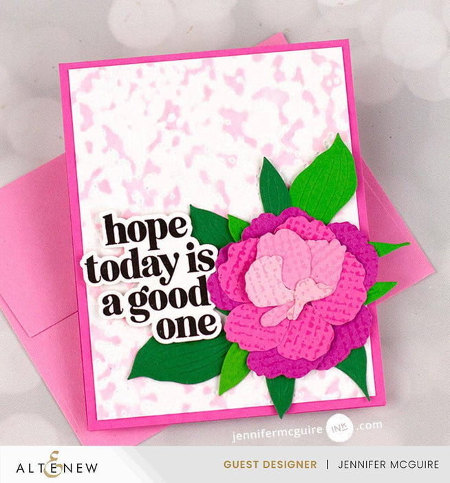 Altenew Betterpress Plates set with rustic burlap texture for printing and craft projects, featuring foil and press plate designs.