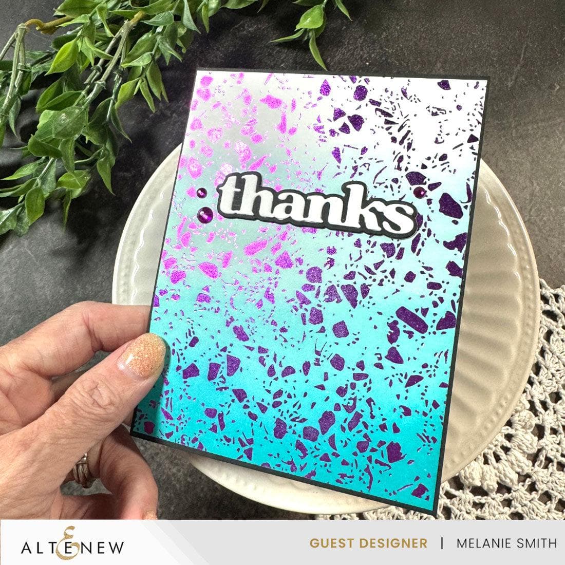 Essential Textures: Terrazzo Press Plates/Foil Plates for Crafting