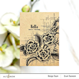 Spellbinders Betterpress Plates Floral Engravings Press Plates