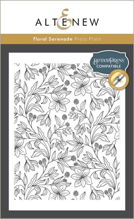 Floral Serenade Press Plate