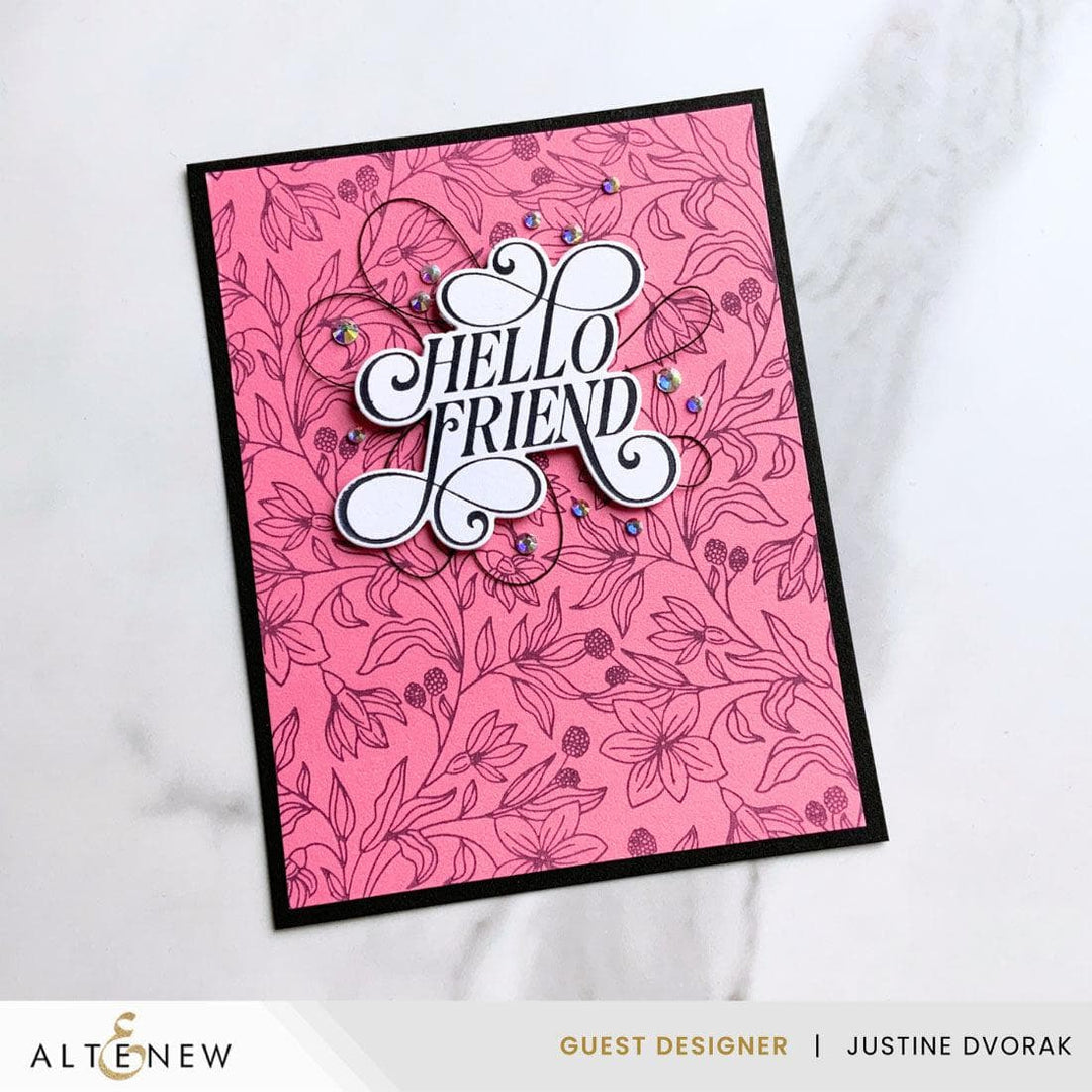 Floral Serenade Press Plate