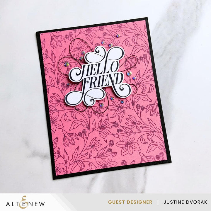 Floral Serenade Press Plate