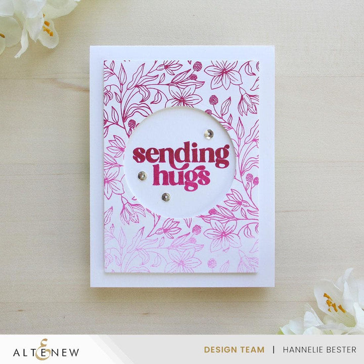 Floral Serenade Press Plate