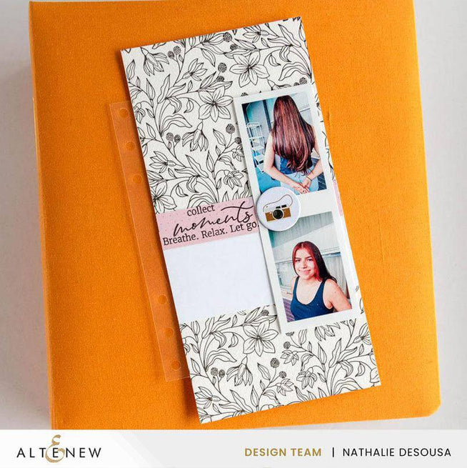 Altenew Floral Serenade Betterpress Press Plates, intricate floral foil plates for stamping and crafting projects.