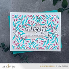 Flowering Hedge Registration Press Plates