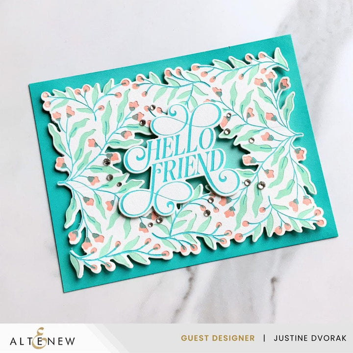 Flowering Hedge Registration Press Plates