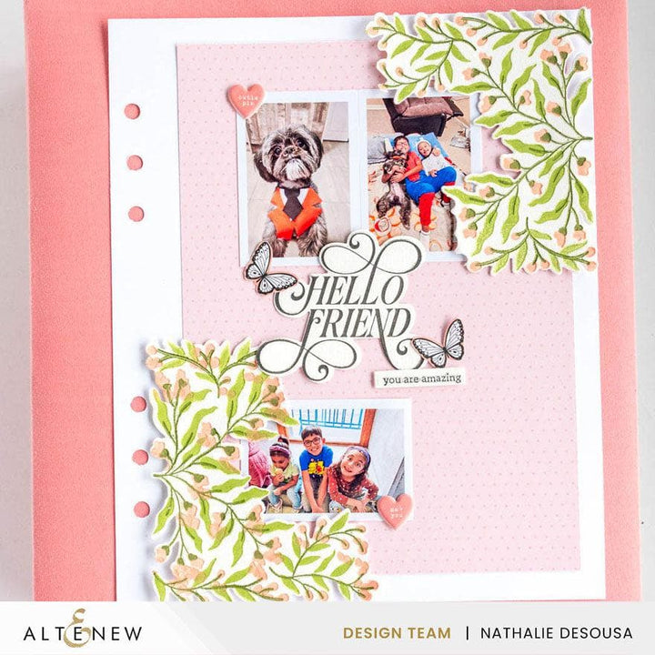 Flowering Hedge Registration Press Plates