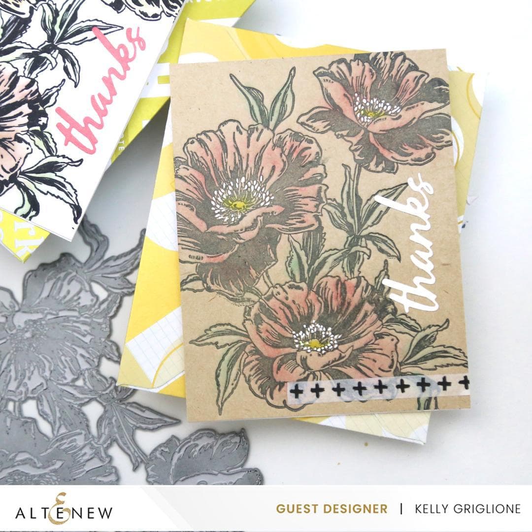 Inked Poppies Press 'n' Foil Plate Set