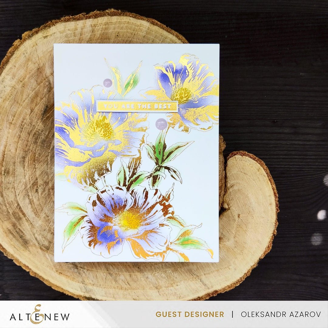 Inked Poppies Press 'n' Foil Plate Set