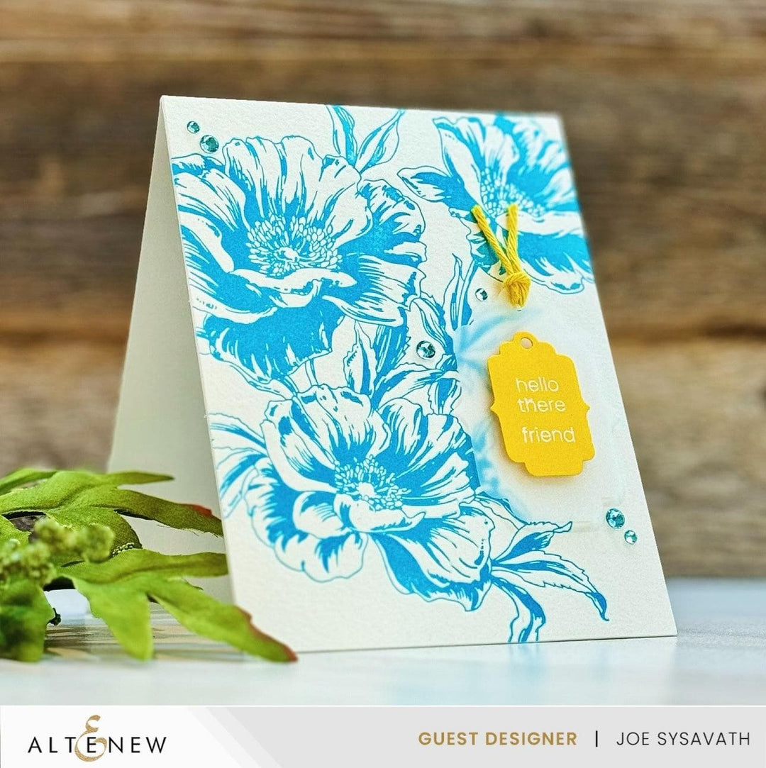 Inked Poppies Press 'n' Foil Plate Set