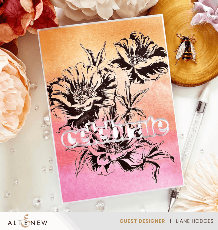 Inked Poppies Press 'n' Foil Plate Set
