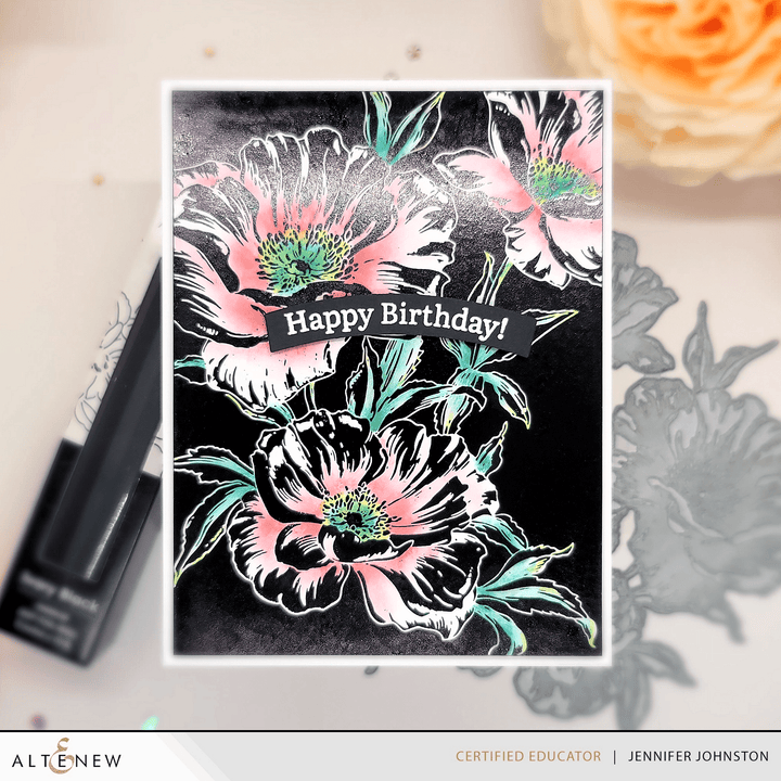 Inked Poppies Press 'n' Foil Plate Set