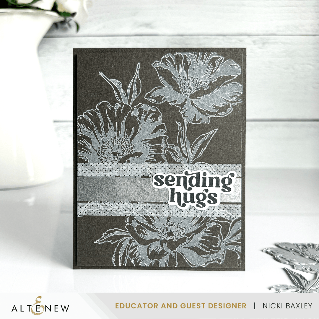 Inked Poppies Press 'n' Foil Plate Set