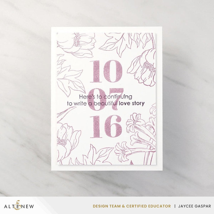 Love Story Press Plate Set