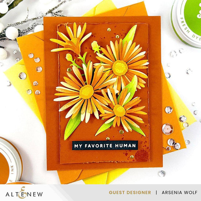 Altenew Betterpress One-Go Solid Sentiment Strips with 3 press and foil plates for gratitude-themed card making, in a compact set.