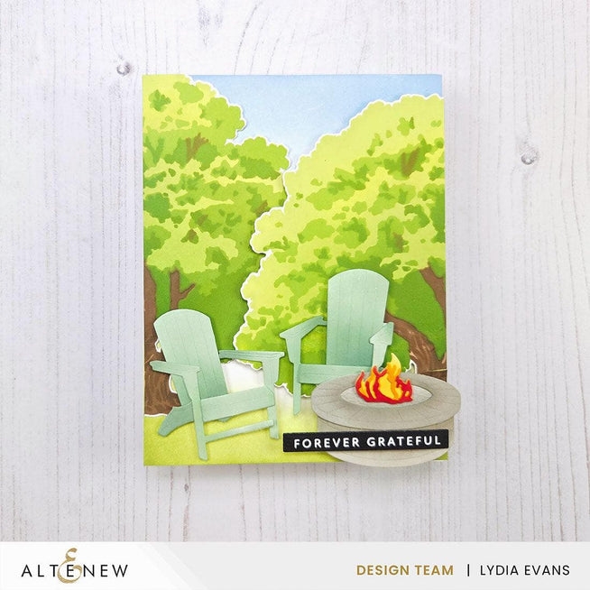 Altenew One-Go Solid Sentiment Strips Betterpress Plates set with three press and foil plates for gratitude-themed craft projects.