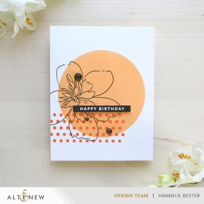 Altenew One-Go Solid Sentiment Strips Betterpress Plates for embossing and foil application, featuring pressed sentiment strips and plates.