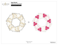 Regal Wreath Registration Press Plate Set