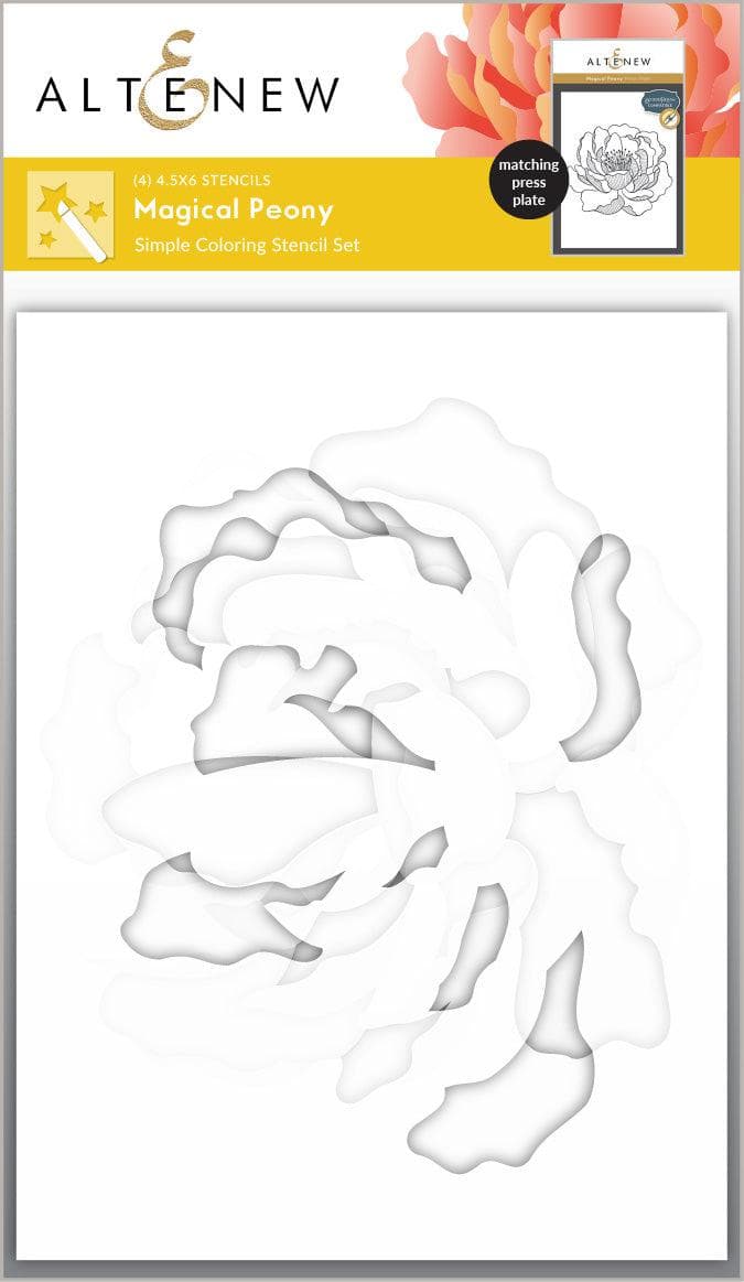 Magical Peony Stencil Set Magical Peony Stencil Set