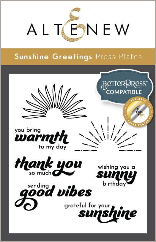 Sunshine Greetings Press Plates/Foil Plates