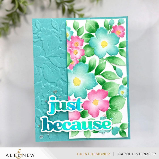 Altenew Betterpress Versatile Greetings 3 Press Plates set, Comfort Edition for crafting and card making.