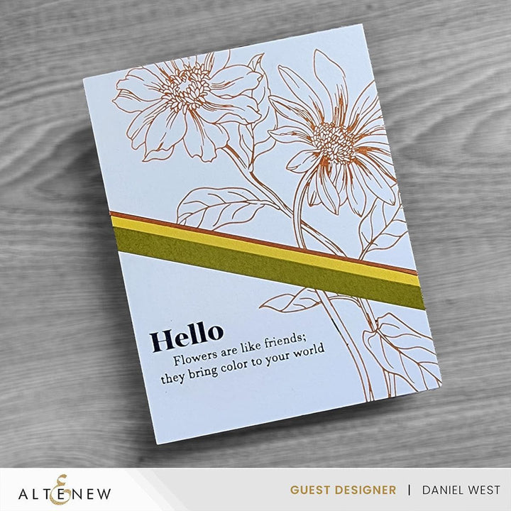 Spellbinders Betterpress Plates Wild Daisies Press Plate