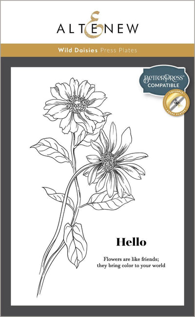 Wild Daisies Press Plate/Foil Plate