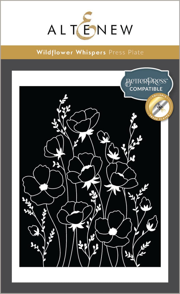 Wildflower Whispers Press Plate | Altenew - Nature-Inspired Cardmaking