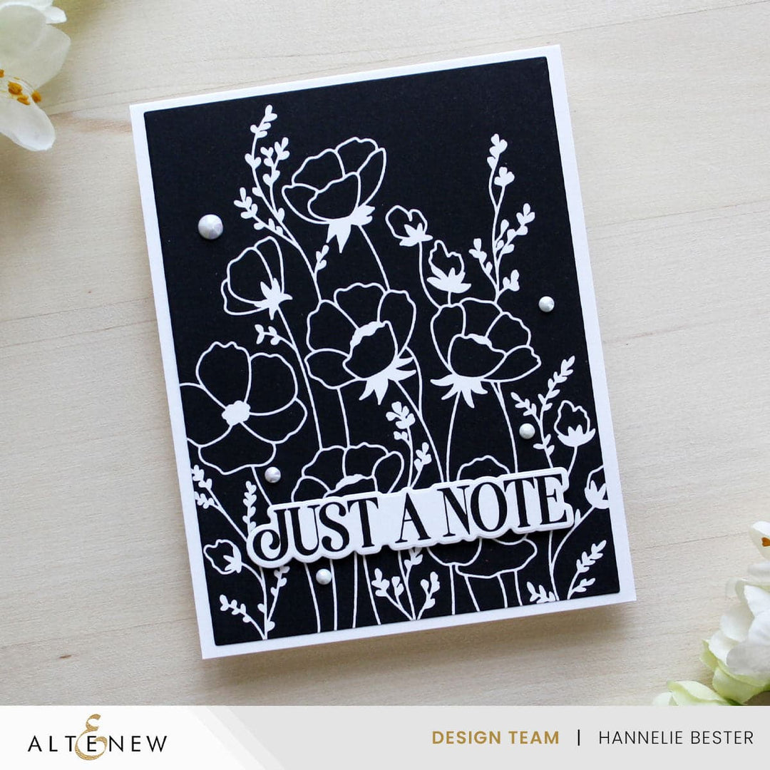 Wildflower Whispers Press Plate