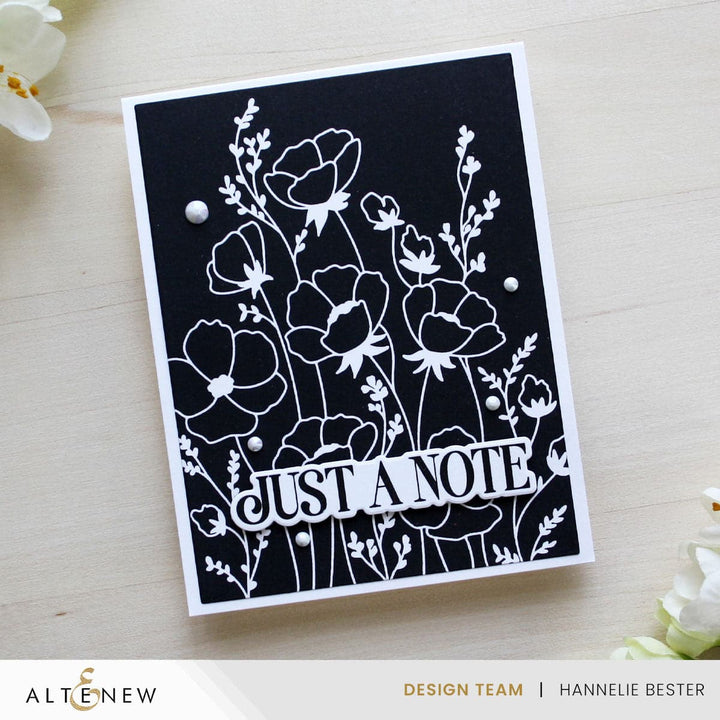 Wildflower Whispers Press Plate