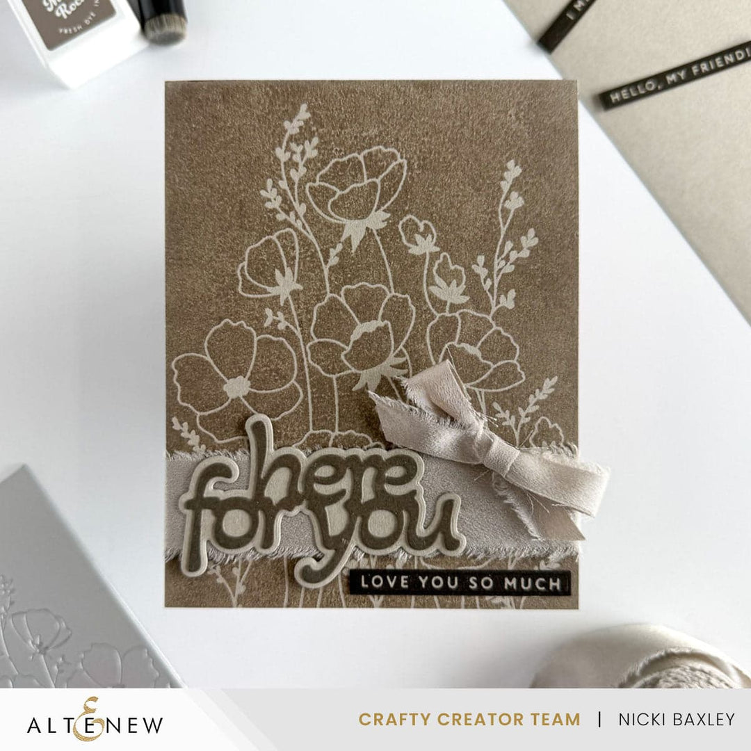 Wildflower Whispers Press Plate