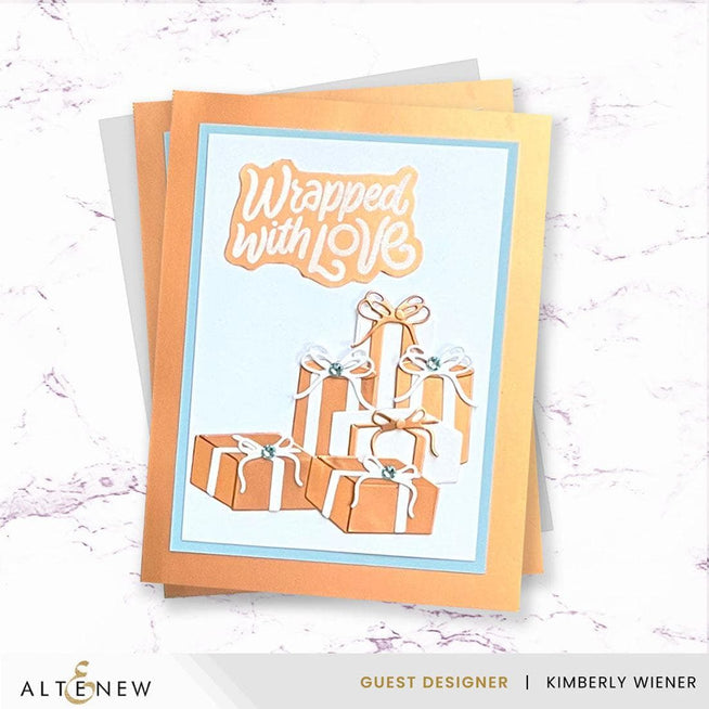 Altenew Wrapped With Love Betterpress Press Plates with floral and decorative patterns for creative stamping and card making.