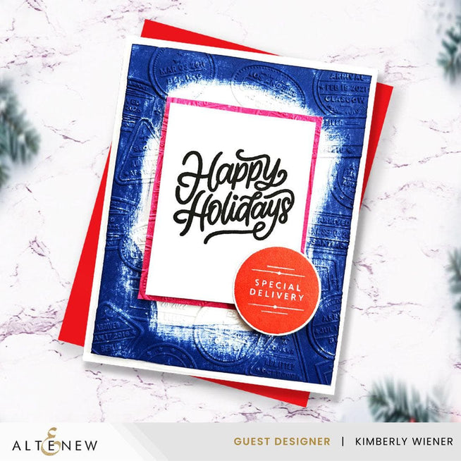 Altenew Wrapped With Love Betterpress Press Plates for creative crafting, featuring intricate wrapped with love design on metal plates.