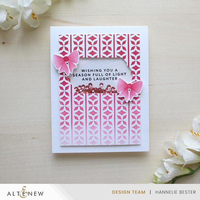 Altenew Wrapped With Love Betterpress Press Plates featuring floral designs on silver foil plates for crafting and embossing.