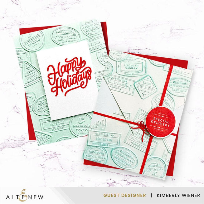 Altenew Wrapped With Love Betterpress Press Plates, foil plate set with intricate floral and heart designs for crafting projects.