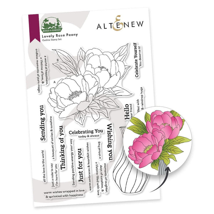 Build-A-Garden: Lovely Rose Peony & Add-on Die Bundle