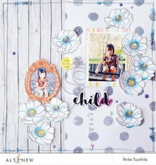 Altenew Build-A-Flower Set Build-A-Flower: Anemone Coronaria Layering Stamp & Die Set