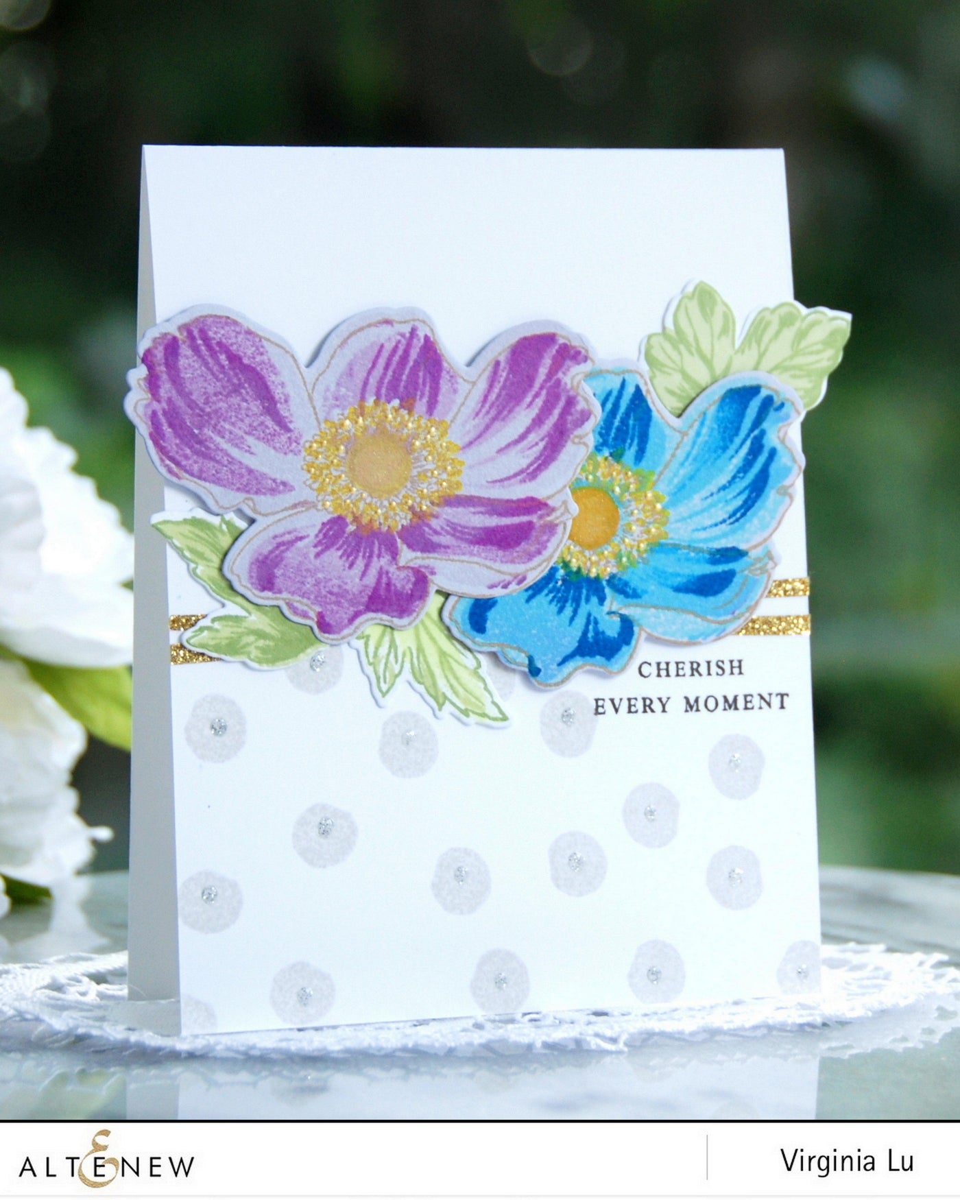 Altenew Build-A-Flower Set Build-A-Flower: Anemone Layering Stamp & Die Set