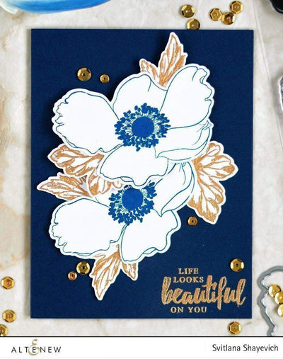 Altenew Build-A-Flower Set Build-A-Flower: Anemone Layering Stamp & Die Set