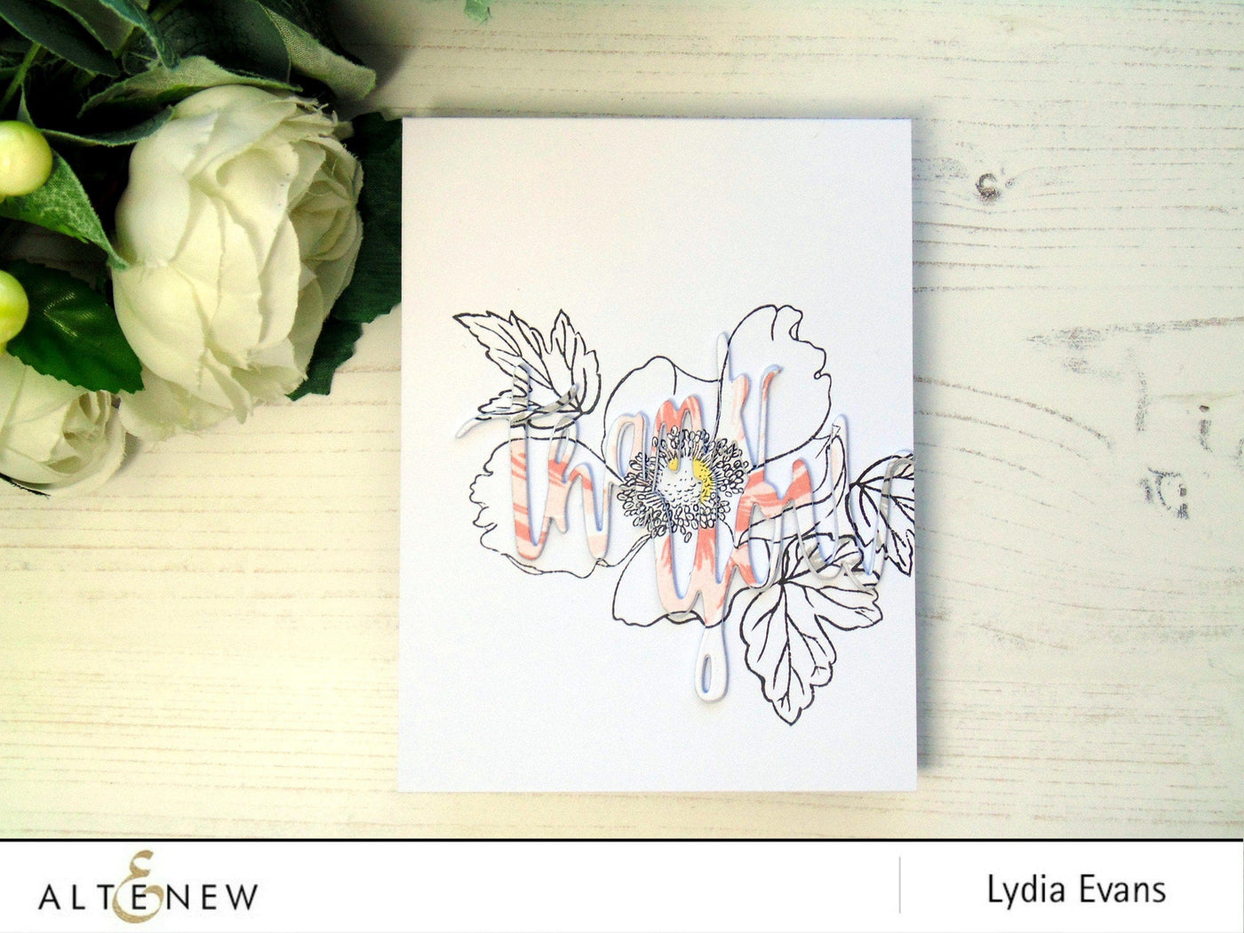 Altenew Build-A-Flower Set Build-A-Flower: Anemone Layering Stamp & Die Set