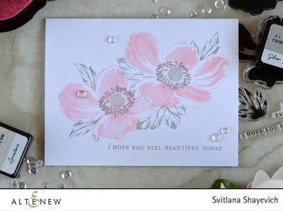 Altenew Build-A-Flower Set Build-A-Flower: Anemone Layering Stamp & Die Set