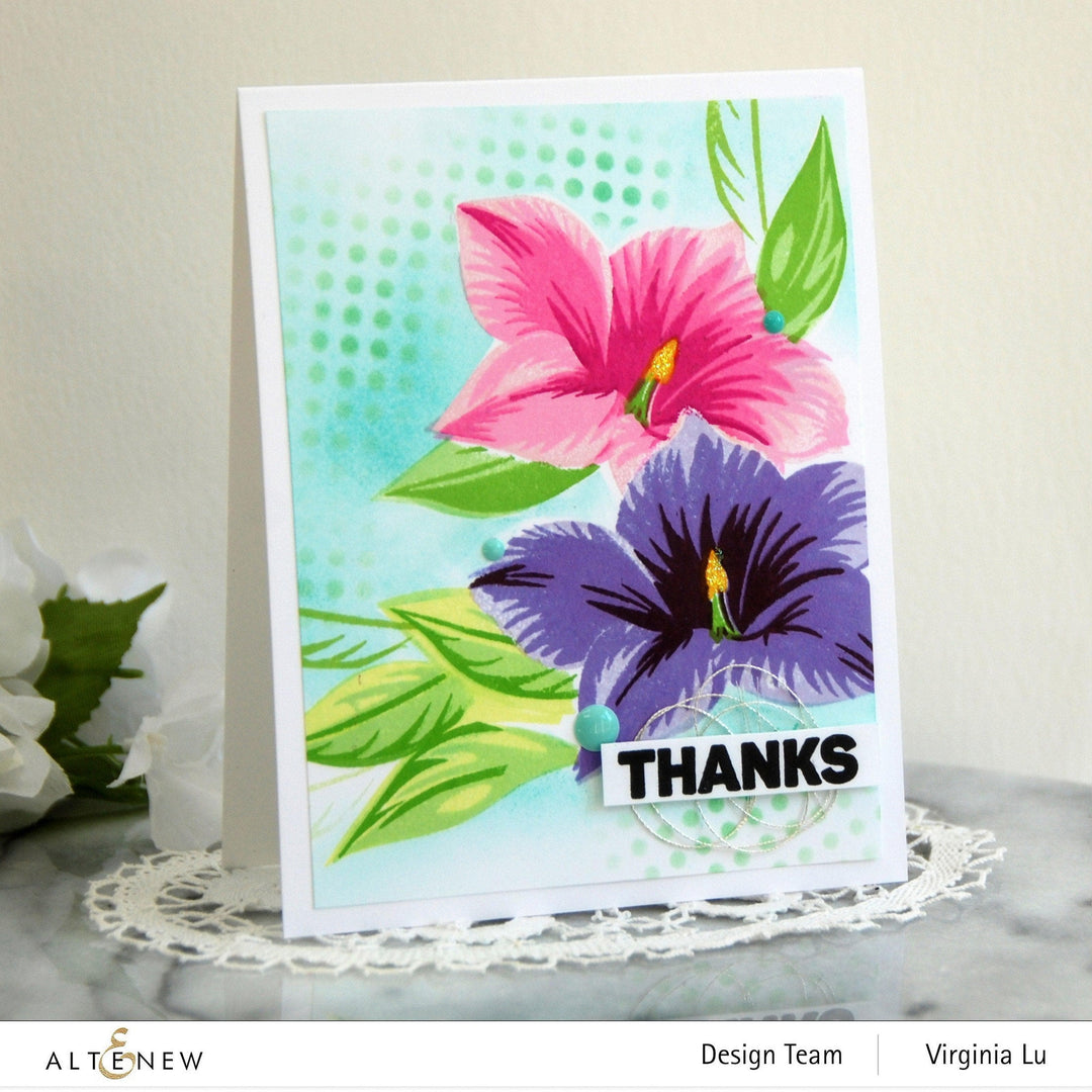 Altenew Build-A-Flower Set Build-A-Flower: Balloon Flower Layering Stamp & Die Set