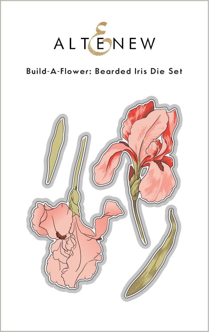 Altenew Build-A-Flower Set Build-A-Flower: Bearded Iris Layering Stamp & Die Set