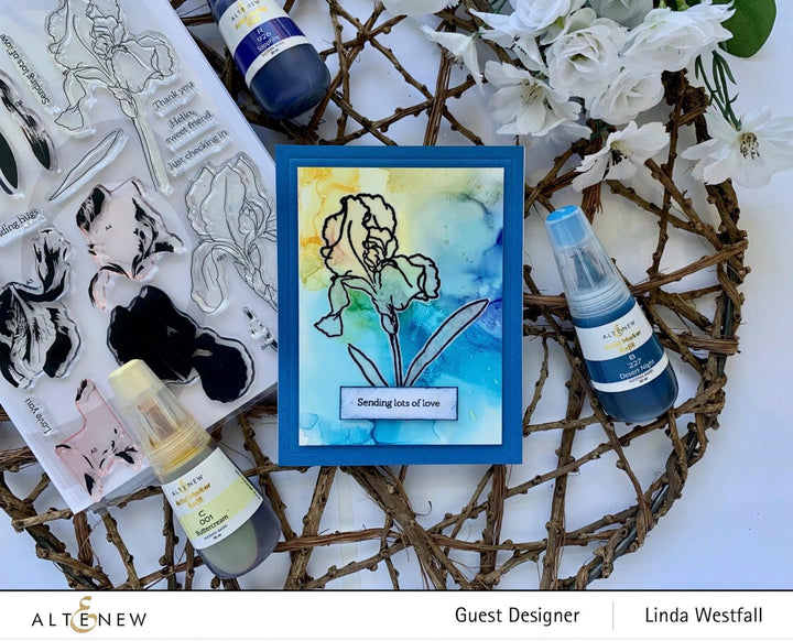 Altenew Build-A-Flower Set Build-A-Flower: Bearded Iris Layering Stamp & Die Set