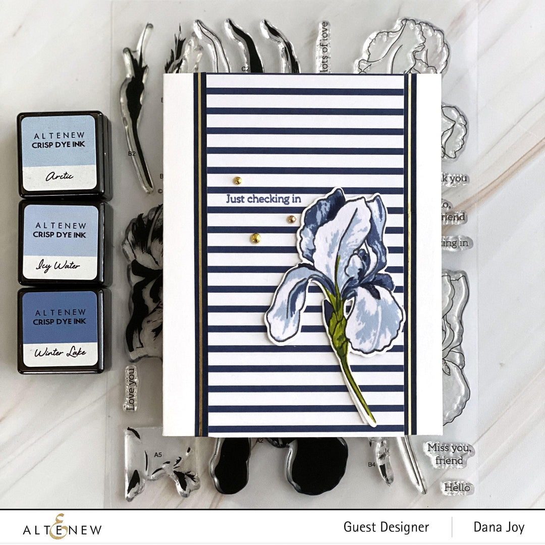 Altenew Build-A-Flower Set Build-A-Flower: Bearded Iris Layering Stamp & Die Set