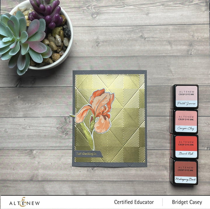 Altenew Build-A-Flower Set Build-A-Flower: Bearded Iris Layering Stamp & Die Set