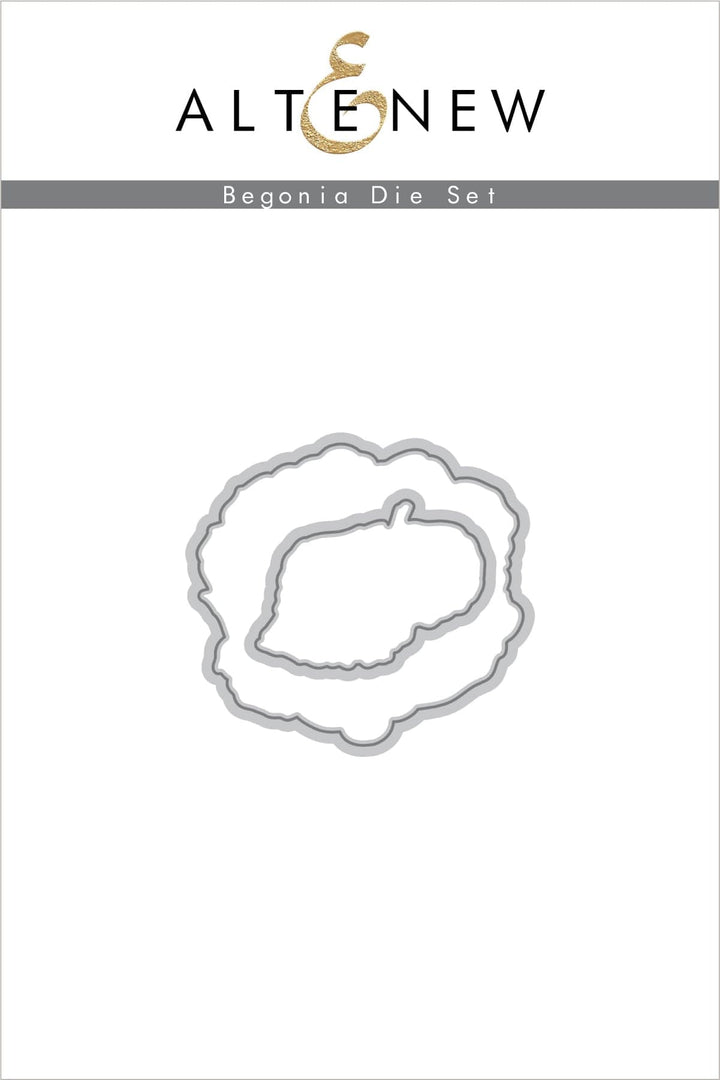 Altenew Build-A-Flower Set Build-A-Flower: Begonia Layering Stamp & Die Set